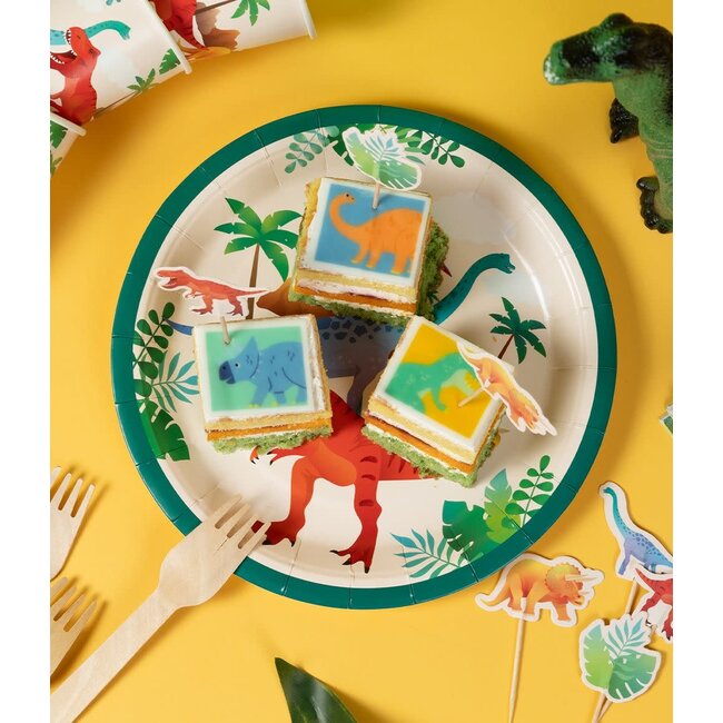 Bordjes Dino - Ø23cm- 8st