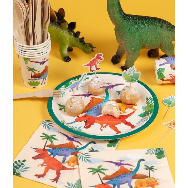 Bordjes Dino - Ø23cm- 8st