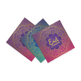 Globos Servetten Eid Mubarak - 33x33cm - 20st