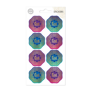Globos Stickers "Eid Mubarak" - 8st