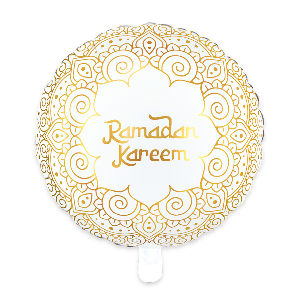 FINEVERNEK Eid Mubarak Ramadan ballonnen, zwart-goud, decoratie, Eid Mubarak, Eid Mubarak decoratie, ballonnen met Eid Deco accessoire, Eid Party decoratiebenodigdheden