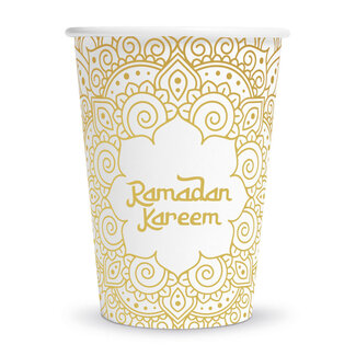 Globos Bekertjes Ramadan Kareem - 210ml - 8 st