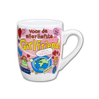 Paperdreams Cartoon mok - Girlfriend