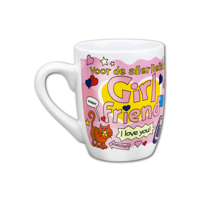 Cartoon mok - Girlfriend