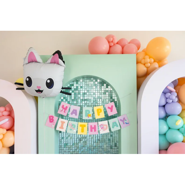 Gabby’s Dollhouse Slinger "Happy Birthday" - 180 x 15 cm