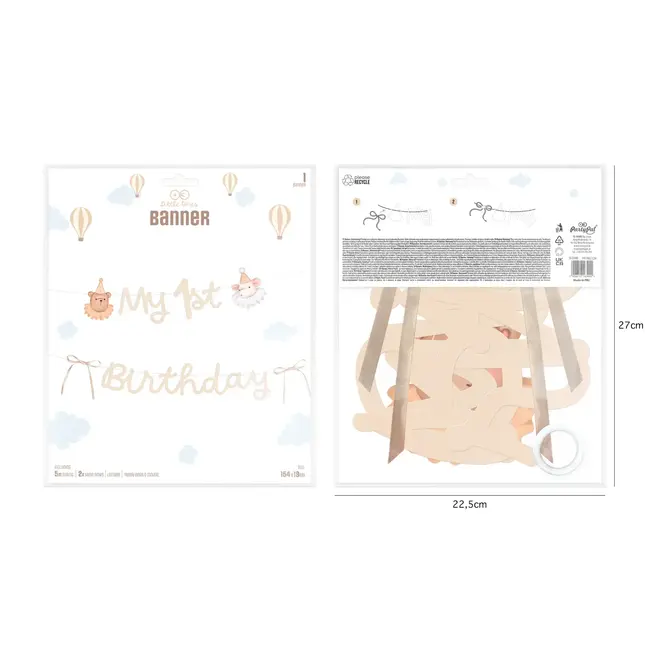 Banner 1st Birthday - 19x154cm