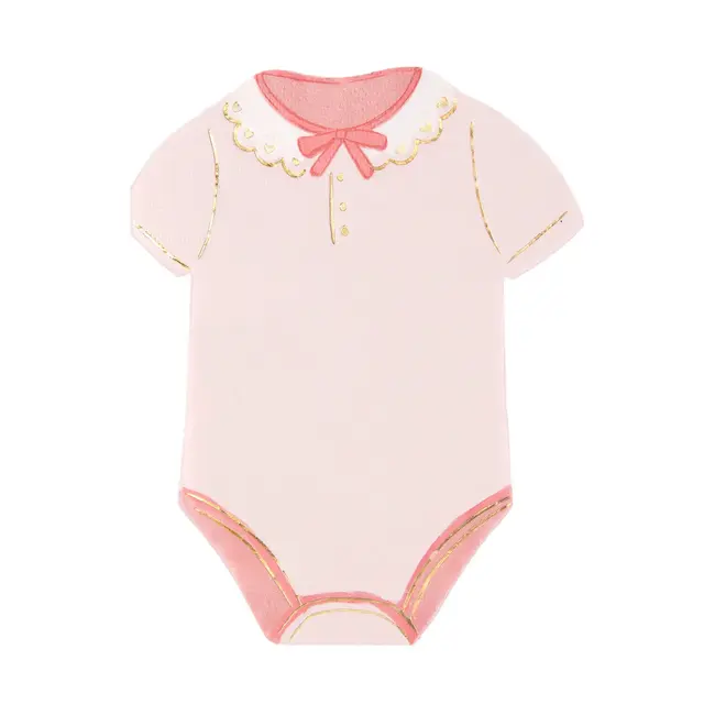 Servetten Romper Baby Girl - 12x16,5cm - 10st