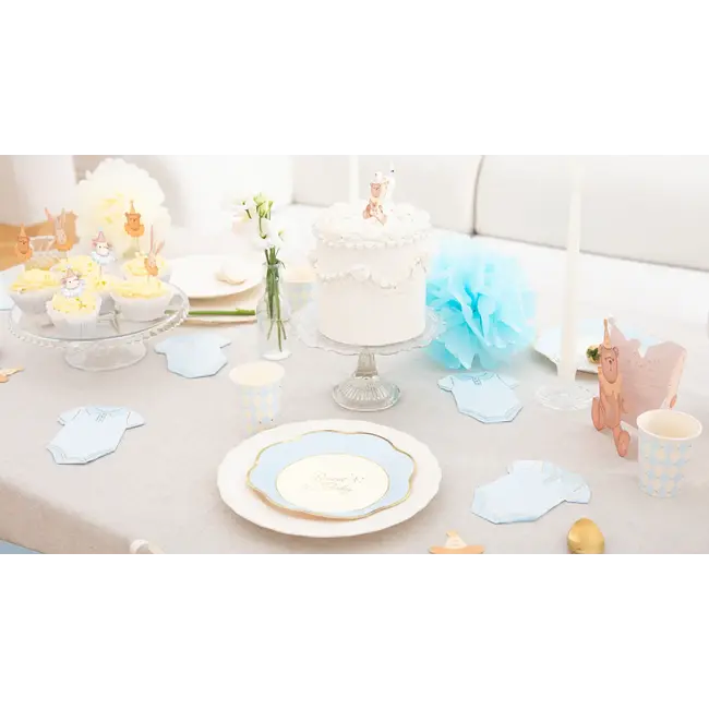 Bordjes Baby Boy - 20cm - 6st