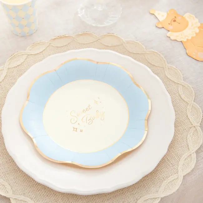 Bordjes Baby Boy - 20cm - 6st