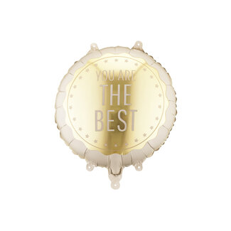PartyDeco Folieballon 'You Are The Best' - 45cm