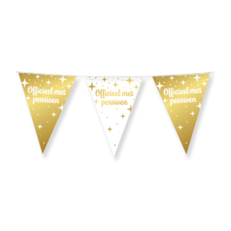 Paperdreams Vlaggenlijn Fancy Party - Pensioen - 10 mtr