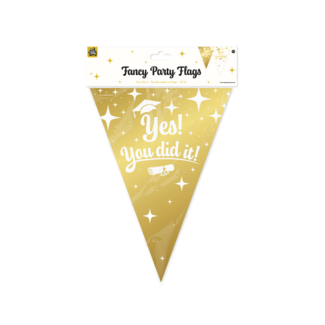 Paperdreams Vlaggenlijn Fancy Party - You did it! - 10 mtr
