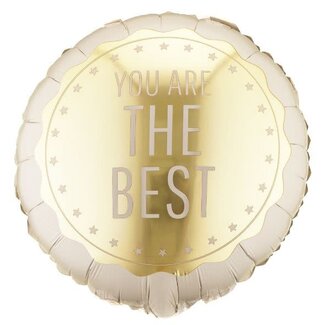 PartyDeco Folieballon 'You Are The Best' - 45cm