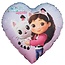 PartyDeco Folieballon Heart Gabby's Dollhouse - 45cm