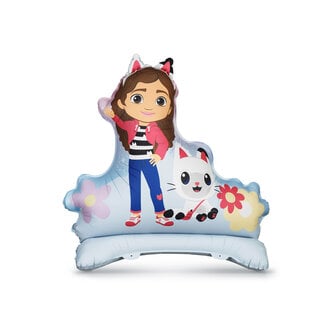 Gabby's Dollhouse Folieballon met Standaard Gabby’s Dollhouse - 92x90.5 cm