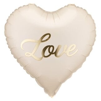PartyDeco Folieballon Heart Love - 45cm