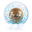 Deco Bubble Confetti Dots Blue