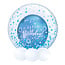 Deco Bubble Confetti Dots Blue