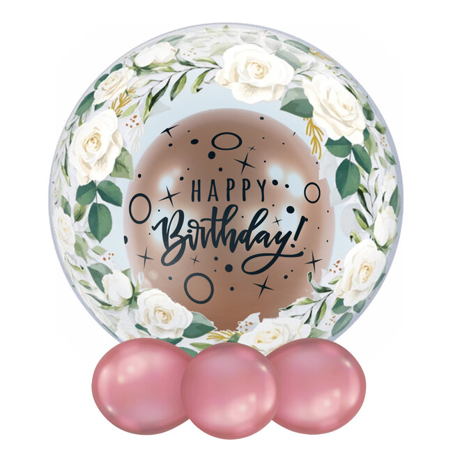 Deco Bubble Natural Floral