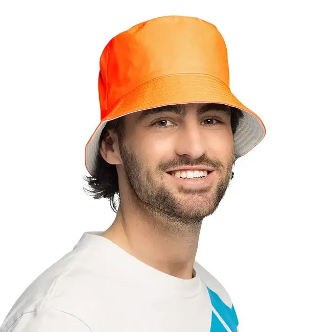 Bucket Hat Rave Neon Oranje
