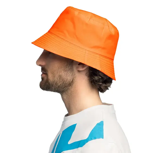 Bucket Hat Rave Neon Oranje