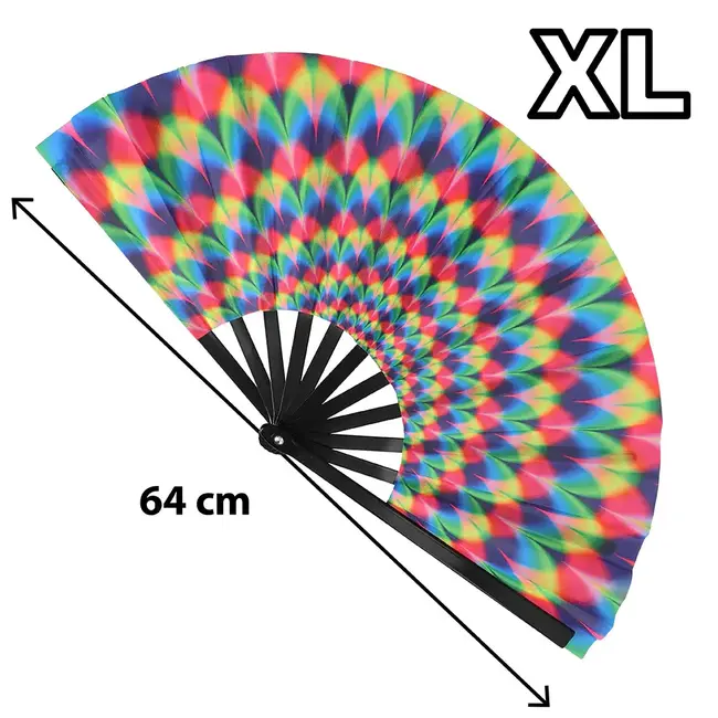 Waaier Rave Rush XL (64 cm)