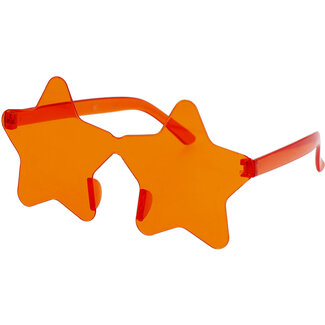 Folat Bril Sterren - Oranje