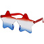 Folat Bril Sterren - Rood Wit Blauw
