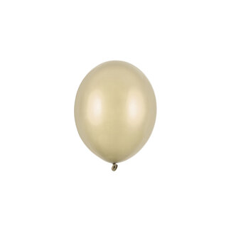 Strong Balloons 100 Ballonnen Metallic Cold Gold - 12 cm