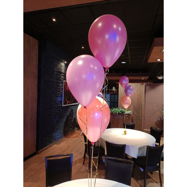 Zelf Samenstellen - Tafeldecoratie van 3 Heliumballonnen