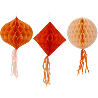 Folat Honeycomb Set - Pretty Peachy - 3st