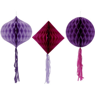 Folat Honeycomb Set - Posh Purple - 3st