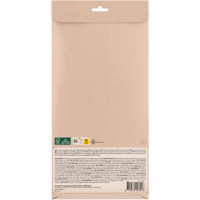 Honeycomb Set - Bold Blue - 3st