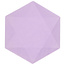 Vert Decor Bordjes Zeshoekig - Paars - 6 st - 20,8 cm