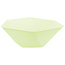 Vert Decor Bowl Zeshoekig - Groen - 6 st - 16 cm