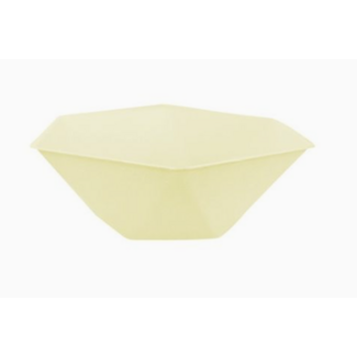 Vert Decor Bowl Zeshoekig - Geel - 6 st - 16 cm
