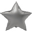 Folieballon Ster Chrome Zilver