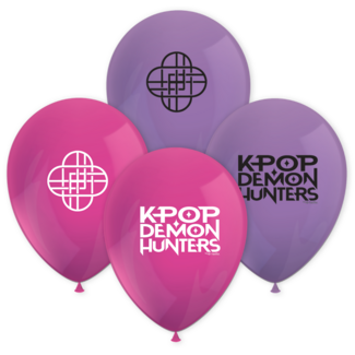 K-POP Demon Hunters Ballonnen K-POP Demon Hunters - 8st - 33cm