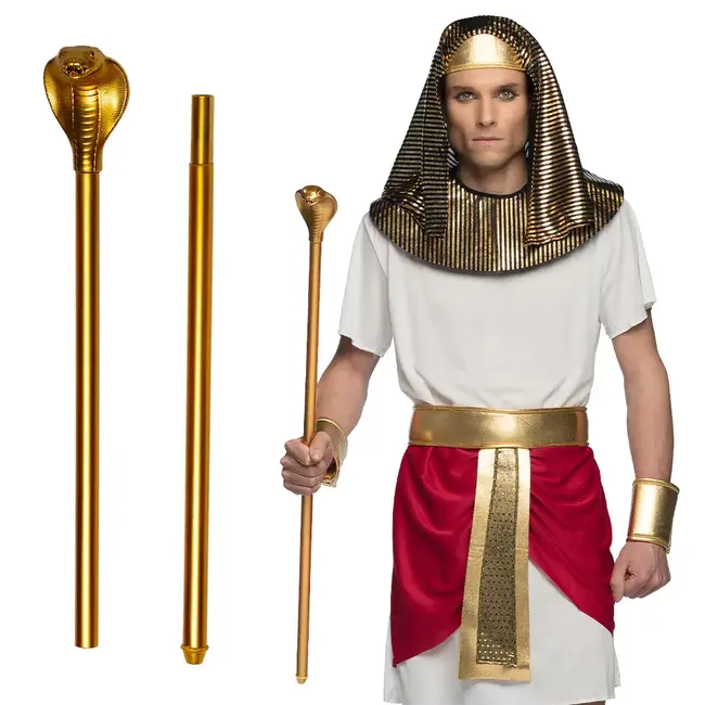 Cobra Scepter Goud - 78cm