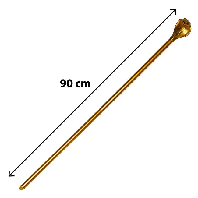 Cobra Scepter Goud - 78cm