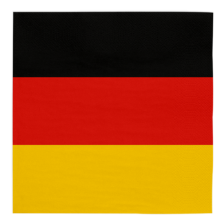 Globos Servetten Duitsland - 33x33cm - 20 stuks