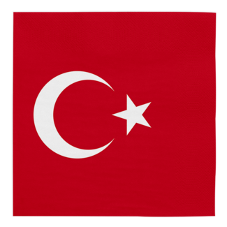 Globos Servetten Turkije - 33x33cm - 20 stuks