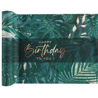 Santex Tafelloper Happy Birthday Jungle - 28x 300cm