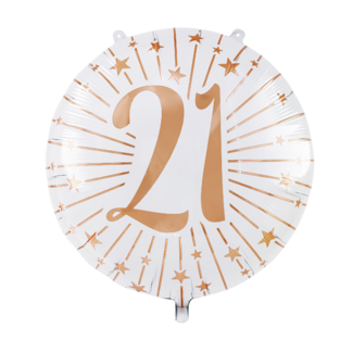 Globos Folieballon XL  - Milestones Rosé Gold - 21 - 72cm