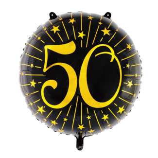 Globos Folieballon XL  - Milestones Black & Gold - 50 - 72cm