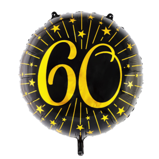 Globos Folieballon XL  - Milestones Black & Gold - 60 - 72cm