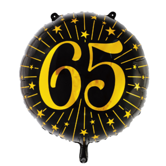 Globos Folieballon XL  - Milestones Black & Gold - 65 - 72cm
