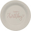 Folat Crème Rose - Bordjes - 23cm - 8 st