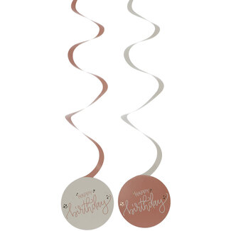 Folat Crème Rose - Hangdecoratie - 6 st