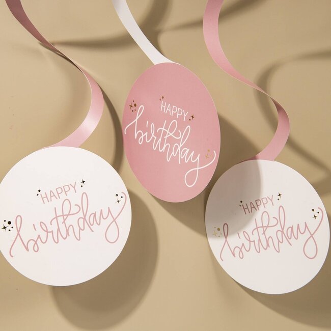 Crème Rose - Hangdecoratie - 6 st